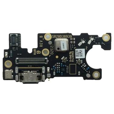 Imagem de SECRETIGER Substituição do conector Dock para Moto Edge 2022 XT2205 XT2205-1 XT2205-3 Porta de carregamento Microfone/Antena/Placa de porta do carregador de substituição do cabo flexível