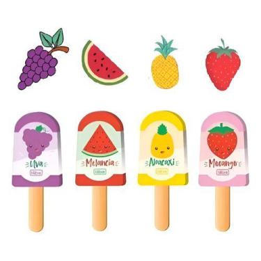Imagem de Borracha Fofa Picolé Com Cheirinho De Fruta - Tilibra
