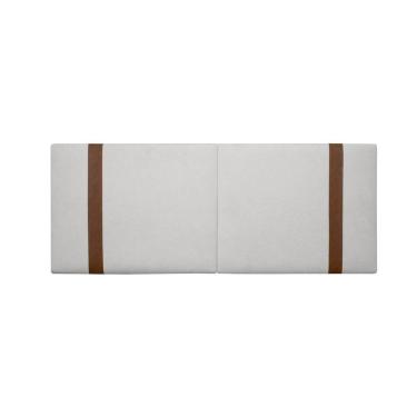 Imagem de Painel Suspenso Cabeceira Dobrável Pietro Para Cama Box Solteiro 90cm Boucle