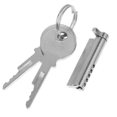 Imagem de Artibetter Fechadura de geladeira com chave cilindro de fechadura de porta de freezer resistente para armários de exibição de vidro segurança aprimorada para supermercados e lojas de varejo