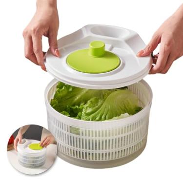 Imagem de Centrífuga de Salada 3L Secagem Rápida Sem Esforço Para Folhas e Hortaliças Manual - NYBC