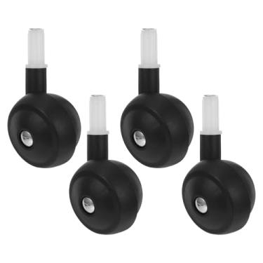 Imagem de Housoutil Rodas de Reposição para Andadores de Bebê, 4 Rodízios Giratórios Universais para Carrinhos E Andadores, Rodas Silenciosas E de Plástico