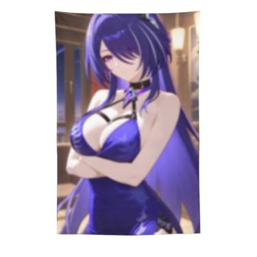 Imagem de LIEGBMEU Sexy Bikini Hot Anime Girl Tapeçaria 152.4 cm x 228.6 cm Interior Exterior Wall Quilt Art Decoração de Tapeçaria Caprichosa, AC061