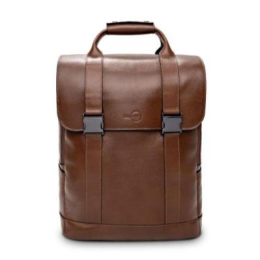 Imagem de Mochila de Couro Pampas Côrtes, Originais iPlace, Marrom