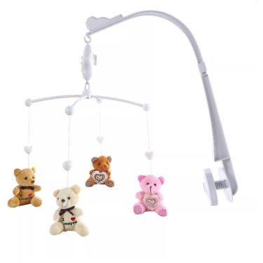 Imagem de MOBILE DE BERÇO MUSICAL URSO TED Rosa