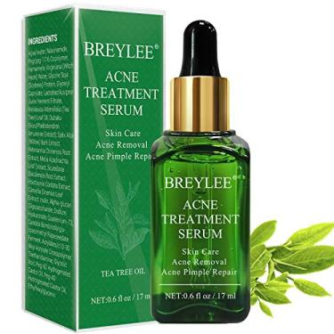 Imagem de Sérum de tratamento para acne, BREYLEE Tea Tree Clear Skin Serum para limpar acne grave, fuga, remover espinhas e reparar a pele (17 ml, 17 g)