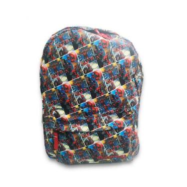 Imagem de Mochila Escolar Costas Deadpool Juvenil - Dermiwil