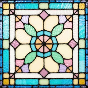 Imagem de HOMETITUTE 10 peças de azulejos de 30 x 30 cm com design de mosaico pastel de 30,5 x 30,5 cm, adesivos de piso de vinil removíveis para cozinha, banheiro, sala de estar, entrada, decoração de casa