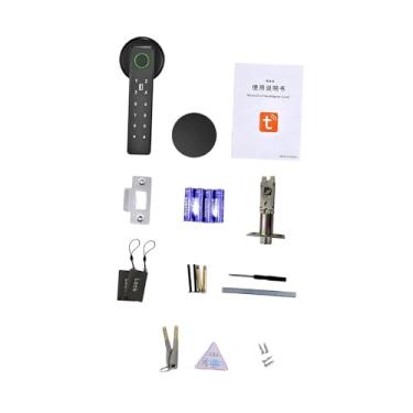 Imagem de Kuntesetty Fechadura Inteligente com Aplicativo, Cartões IC, Códigos, Chaves, Maçaneta com Teclado de Código, Fechadura Sem Chave para Hotéis E Escritórios