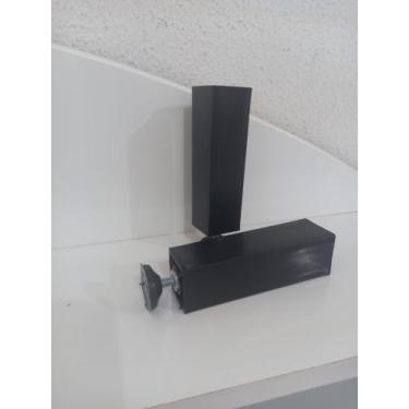 Imagem de Pé de Armario com Regulador de 12 a 15cm de Cozinha Kit com 8 Unidades