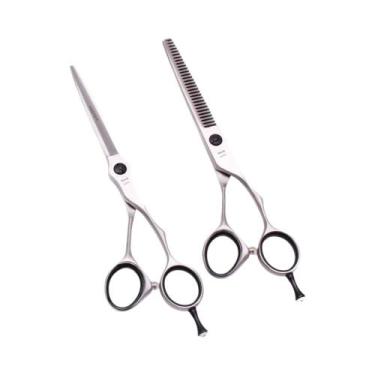 Imagem de Tesoura Profissional Para Cabelo 5.5'' 6'' 440C, Tesoura De Corte Para