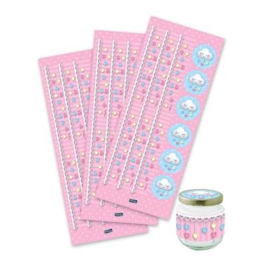 Imagem de Adesivo para Lembrancinhas Chuva de Amor - Festcolor - 36 Un - Promo08
