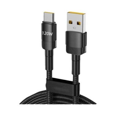 Imagem de Cabo Carregador USB Tipo C De Carregamento Rápido 120W Para iPhone 15 