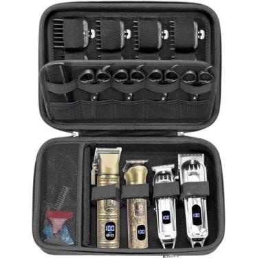 Imagem de Estojo rígido de viagem para máquinas de cortar cabelo RAIACE - Preto