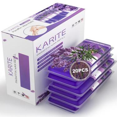 Imagem de Recargas de cera de parafina Karite, pacote com 20 unidades, aroma de 
