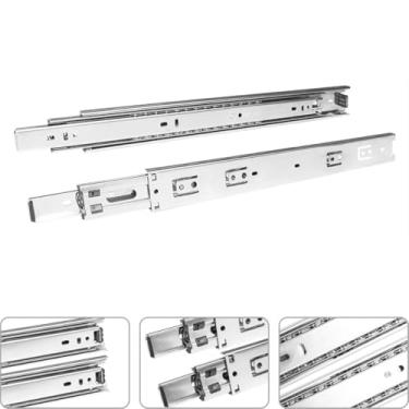Imagem de Corrediça Gaveta Trilho Rolamento Telescópico 50 Cm Par 30kg