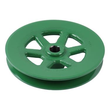 Imagem de YUXSOUQ Polia de acionamento de barra de corte HXE22628 H221001 compatível com a plataforma de corte John Deere 600 615F 616R 618F 620R 622F 625R 630F 635R