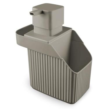 Imagem de PORTA-DETERGENTE 0,56L CINZA PALHA- LIMPEZA - TAMPA DISPENSER E PORTA BUCHA