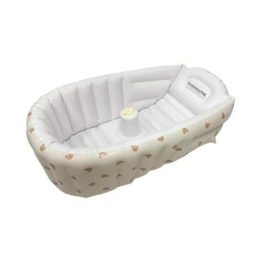 Imagem de Banheira inflável ao ar livre portátil do bebê, Piscina Animal Infanti