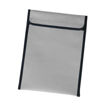 Imagem de Milageto Bolsa para documentos à prova de fogo, proteção à prova d'água, presente portátil, estojo resistente água, organizador de arquivos versátil, bolsa, 24 Cm X 34 Cm