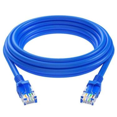 Imagem de Cabo De Rede Ethernet Cat6 Lan RJ45 2 Metros Tomate MCB-003