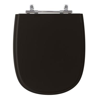 Imagem de Assento Sanitário Icasa Sabatini Preto MDF Laminado
