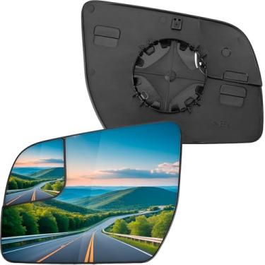 Imagem de LOIYLLEN Substituição do espelho lateral do motorista para Ford Ranger 2012 2013 2014 2015 2016 2017 2018 2019 2020 2021 2022, Everest 2016-2022 - Vidro do espelho do lado esquerdo, espelhos