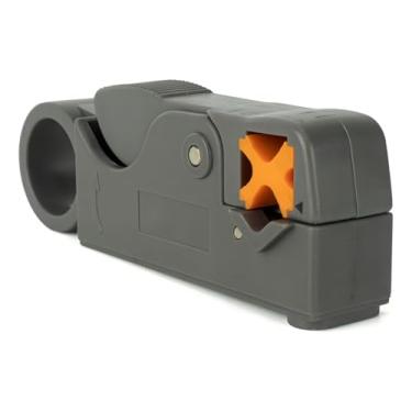 Imagem de Decapador De Cabo Coaxial Utp Rg 58/59/62 3g 4c B-max 332 - Descascador com Ajuste de Profundidade Lâminas com Bloco V Reversível (Preto)