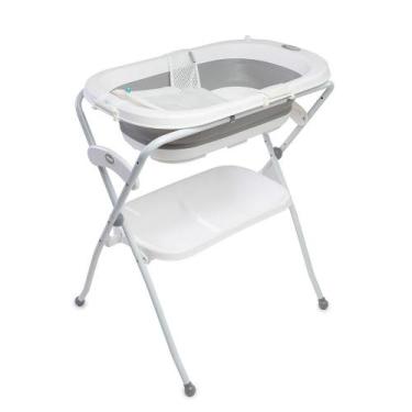 Imagem de Banheira Infantil Com Suporte Sicília Duo Branco - Infanti