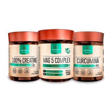 Imagem de Promopack  Mag 5 + 100% Creatine cápsulas + Curcumina Promopack Saúde Cerebral