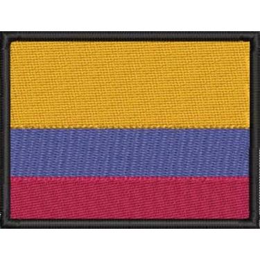 Imagem de Bandeira colômbia - BH BORDADOS