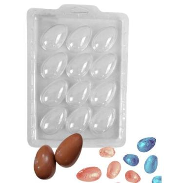 Imagem de 10 Forma Simples Ovo Caseiro 35g Ovinho Pascoa Molde Ovos - San Felipo