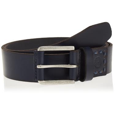 Imagem de Timberland Cinto de couro masculino casual clássico diário, Azul marinho, 38