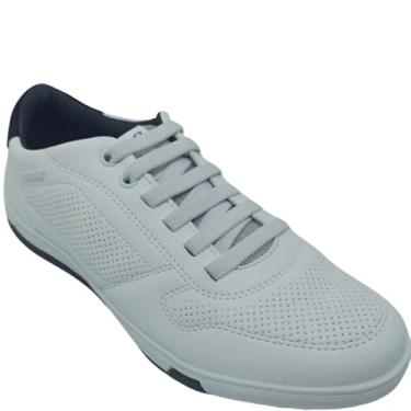 Imagem de Sapatenis Pegada Masculino Microfibra com Cadarço Fixo (Branco, BR, Adulto, Numérico, 42)
