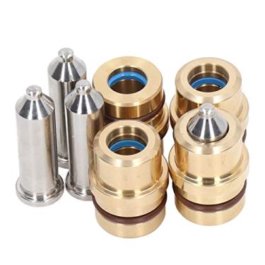 Imagem de Válvula de controle do joystick máquina escavadora 4 pces válvula empurrador de aço de liga de bronze de borracha de vedação resistente ao calor para escavadeira e empilhadeira