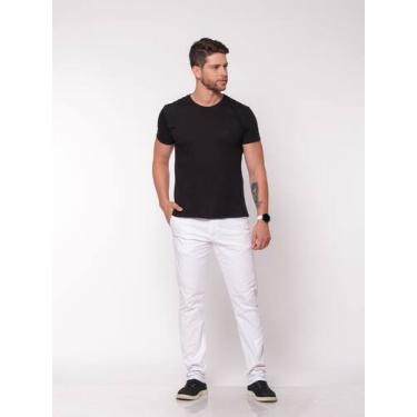 Imagem de Calça masculina em Sarja 7894 Branca - Macaw, Branco, 38