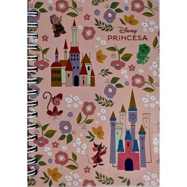 Imagem de Caderneta Minicaderno 14 cm Princesas Flores Castelos 80 Fls - Cultura