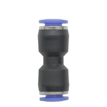 Imagem de XMGKMN Robusto 4/6/8/10/12/14/16 mm Conector rápido reto deslizante sistema de irrigação por nebulização de jardim componentes pneumáticos de junta de acesso rápido (cor: cinza)