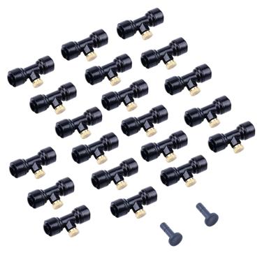 Imagem de XMGKMN Fácil de instalar Umidificação Têxtil Fábrica Refrigeração Bocal de atomização Bocal de atomização de Baixa Pressão Jardim Paisagismo Exterior Refrigeração Criação Bocal Spray (Cor: 20 Base 20