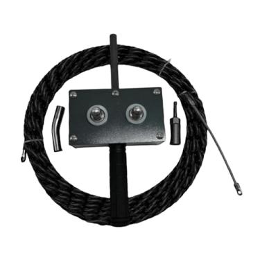 Imagem de KiBcsLic Ferramenta automática para puxar cabos e fios, dispositivo auxiliar de fiação, flexível para uso, máquina portátil para encordoamento de fios para, com Cordão