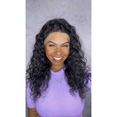 Imagem de Peruca Lace Front Cabelo Humano Ondulado Gisele 2 - 50 cm - Cia dos Ca