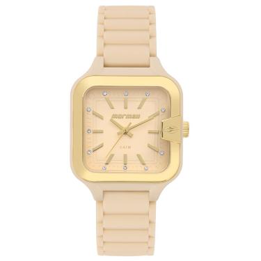 Imagem de Relógio Mormaii Feminino Ref: Mo2036jq/8x Esportivo Retangular Nude