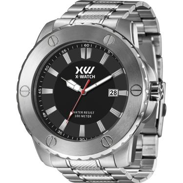 Imagem de Relógio X-Watch Masculino Ref:Xmss1059 P1sx Oversized Prateado