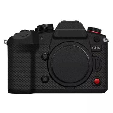 Imagem de GH6 Adesivo antiarranhões para câmera Panasonic Lumix GH6 protetor de vinil película protetora (preto fosco)