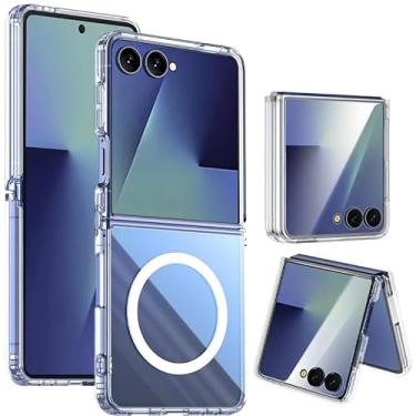 Imagem de Capa Case Protetora Compatível Samsunng Galaxy Z FLIP 7 Magnética Transparente Anti Choque Impacto Premium