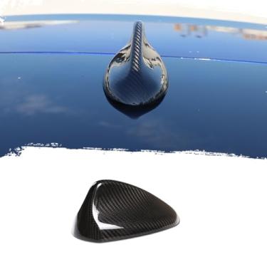 Imagem de Guarnição de cobertura aérea de teto para antena de tubarão para carro 2017+ Maserati President/2017+Maserati Ghibli Adesivo de decoração externa, acabamento de cobertura de barbatana de tubarão de