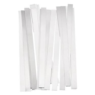 Imagem de Tira de níquel puro 0,15 mm x 6 mm x 100 mm Aba de solda de bateria Aba de solda de níquel para pacote de bateria e soldagem a ponto, 80 peças