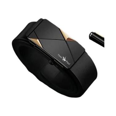 Imagem de Cinto De Couro Masculino De Alta Qualidade Com Fivela Automática Para 