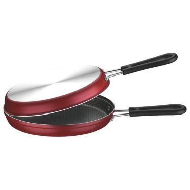 Imagem de Omeleteira Alumínio 24 cm Loreto Vermelha Tramontina