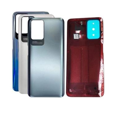Imagem de SHOWGOOD Capa traseira para Xiaomi Redmi 10 capa de bateria para capa de bateria Redmi10 Prime 2022 (branca)